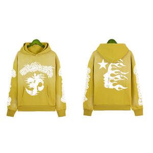 ชุดวอร์มสำหรับผู้ชายกางเกงขาบานชุดวอร์มผ้าฝ้ายออกแบบโลโก้ตามสั่ง - Product Image 2