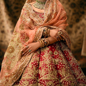 결혼식을위한 신부 원피스 대한 파키스탄 신부 디자이너 Lehenga에 대한 신부 무거운 Lehenga 원피스 - Product Image 3