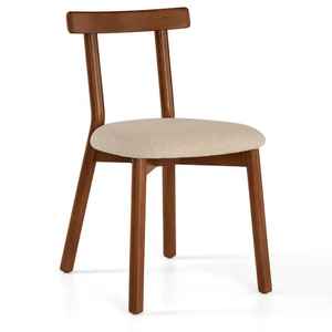 Modern Solid Wood Dining <b>Chair</b> with Waterproof <b>Upholstered</b> Seat for Apartment Use OEM/ODM Custom Manufacturer - Product Image 6