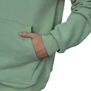 Sweat à capuche surdimensionné pour homme vert menthe léger en coton et polyester mélangé pull décontracté pour un confort quotidien - Product Image 5