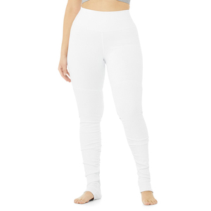 Legging glissant personnalisé pour femmes plus jeunes, pantalon de legging de course, de yoga, d'entraînement, de gym, de fitness, en gros - Product Image 4