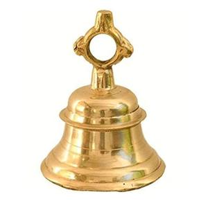 Campana de latón antiguo macizo grande montada en la pared, barcos náuticos colgantes para decoración del hogar, decoraciones navideñas para Cena - Product Image 1