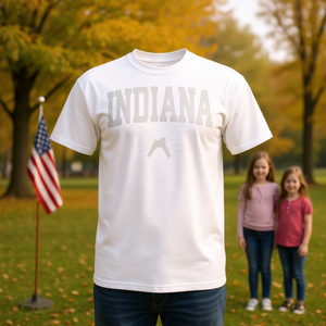 Camiseta Indiana Hometown Pride para niñas, ropa promocional para hermanas e hijas - Product Image 3