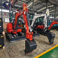 Excavator Mini Crawler 3 Ton Bekas Mesin Kubota Bucket 0.35m³ Kondisi Bagus Penggali Kecil Harga Murah Dijual