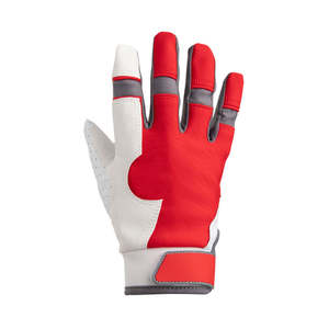 Guantes de Bateo de Béisbol/Sóftbol de Color Sólido Personalizados con Servicio OEM, Soporte Extendido para la Muñeca, Ajuste Profesional Premium, Cierre de Gancho para Mano Derecha - Product Image 3