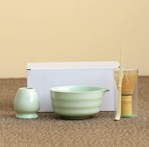 Ensemble Matcha Vintage en Céramique Offres Spéciales avec Bol Tasses à Thé et Tasses à Café-Boîte Cadeau Écologique pour Cérémonie du Thé - Product Image 5