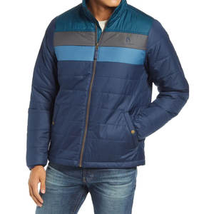 Customized Men's Casual Mandarin Collar Puffer Canvas <b>Jacket</b> High Quality <b>Packable</b> Breathable Cotton Filled Plus Size Winter New - Product Image 5