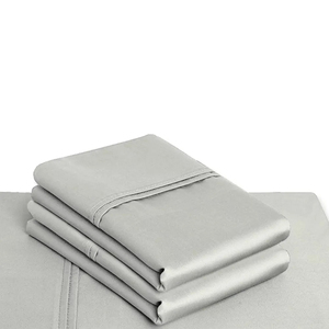 Juego de cama ajustado de Jersey suave y de alto grado más vendido, sábanas blancas de bajo precio de fabricante profesional - Product Image 5