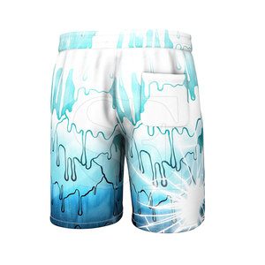 Vente directe d'usine nouveaux shorts décontractés pour hommes à la mode dans la méthode de tissage non tissé d'impression de sublimation d'entraînement de taille plus - Product Image 3