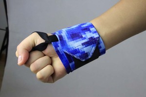 Printed <b>Workout</b> Strength Wrist Wrap Custom Cotton Wrap - Product Image 2