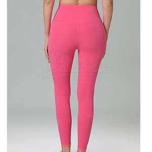 Leggings de sport pour femme, taille haute, respirants, avec soutien abdominal, texture lisse, pour le fitness et le confort en mouvement - Product Image 4