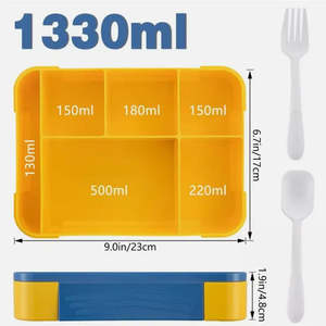 Stylish Bento <b>Box</b> <b>for</b> <b>Adults</b> and Kids <b>for</b> Children's <b>Lunches</b>-<b>Adults</b>' <b>Lunch</b> <b>Box</b> - Product Image 4