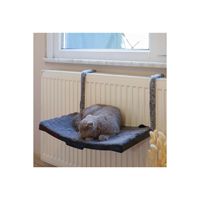 Mignon 47x27.5 cm nid d'abeille radiateur Style solide en plastique motif animal chat lit hamac 18 Kg amovible lit pour animaux de compagnie pour petits animaux