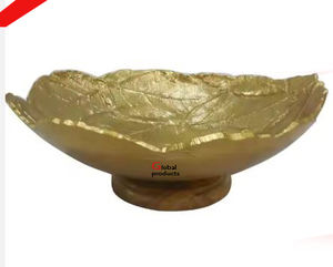 Bol de service alimentaire noir et argent en aluminium métal de qualité standard pour restaurant et bar d'hôtel - Product Image 5