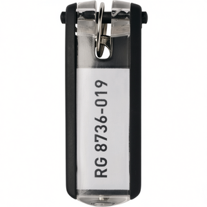 พวงกุญแจพลาสติกสีดำทนทาน คลิปหนีบกุญแจ พวงกุญแจพลาสติก - Product Image 3