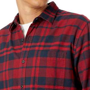 Men's Heavyweight Vintage Flannel <b>Shirts</b> New Fashion Custom Logo Yarn Dyed 100% Cotton Anti-Shrink <b>Summer</b> Wholesale - Product Image 3