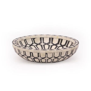 Décor de l'Aïd Bol de service à chocolat de table en incrustation d'os Bol de serveur de bonbons au chocolat rond par les fournisseurs indiens - Product Image 1