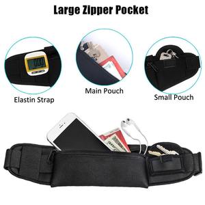 Adjustable Lightweight Waterproof Running <b>Waist</b> <b>Support</b> Sports Belt OEM/ODM Zipper Pocket with Essentials Phone Baby Fanny Pack - Product Image 6