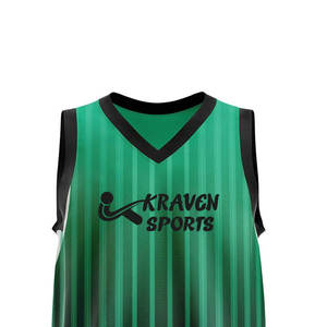 Nouveauté, maillot de basket-ball imprimé par sublimation, matière à séchage rapide, couleur unie, service OEM, maillot de basket-ball - Product Image 4