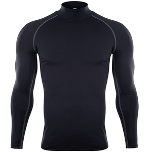 Camiseta de Compresión de Manga Larga con Protección UPF50 para Hombre, Personalizable, de Secado Rápido, para Gimnasio, BJJ, MMA, Poliéster/Nailon - Product Image 5