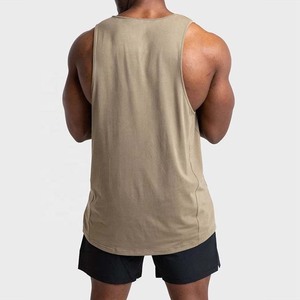 <b>Running</b> Tank Tops In Wholesale Price 2025 OEM 100% Cotton Custom Stringer Tank Tops Gym Men Wholesale Sports Vest - Product Image 4