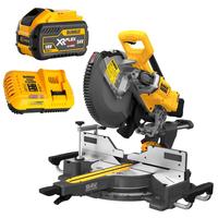 Scie à onglet sans fil industrielle et DIY DCS781X1-XE 54V 9.0Ah XR FlexVolt Li-ion sans balais 305mm (12") avec kit combiné et garantie de 3 ans