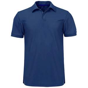 Polo surdimensionné pour hommes 100% qualité tissu tricoté léger confortable Style décontracté Logo avant faible commande minimale - Product Image 6
