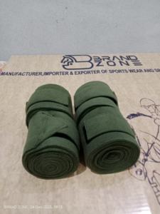 BRAND ZONE Equestrian 320 GSM Bandages de protection en polaire plus épais pour les jambes des chevaux blessés, produit de soin équestre - Product Image 5