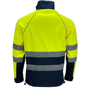 High Visibility Workwear Security Softshell Men Jacket 2026 - Product Image 4
