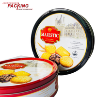 Boîte en fer blanc élégante en forme de cœur DAT THUAN pour l'emballage de biscuits, sandwichs, sucettes, gelées et gâteaux