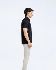 Camisa Casual de Manga Corta 100% Algodón para Hombre, Secado Rápido, Logotipo Sublimado Estampado, Alta Calidad, Personalizada para Golf - Product Image 4