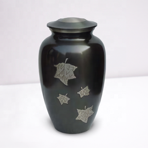 Urnes de crémation finition des feuilles urnes en métal très exigeantes urnes funéraires solides urnes de cendres mémorables conception étonnante nouveauté - Product Image 1