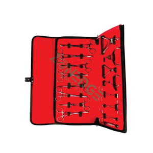 High Quality German Stainless Steel Body Piercing <b>Tools</b> Kit 16 Pcs with <b>Leather</b> <b>Pouch</b> Professional Piercing Equipment's - Product Image 5