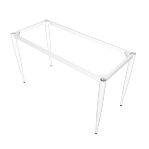 Pieds de table au design minimaliste 120x60cm, système conique stable en fer HCCN004 CONE II - Product Image 3