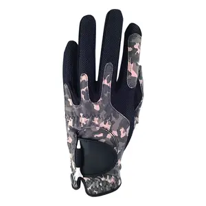 Synthetic Golf Glove, Universal One-Size-Fits-All, Night Camouflage Design for Enhanced Grip and Style