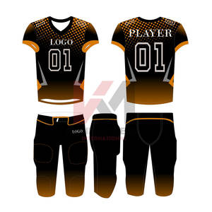 เสื้อเจอร์ซีย์ทีมกีฬาสไตล์อเมริกันฟุตบอลระบายอากาศได้ดีดีไซน์ใหม่ - Product Image 5