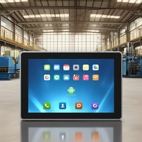Monitor de Pantalla Táctil Capacitiva de Alto Brillo, Resistente al Agua IP65, Computadora Integrada Industrial para Punto de Venta, Kiosco Minorista, Panel PC