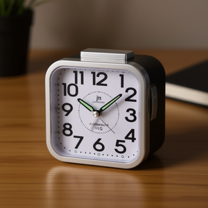 Reloj Despertador Negro JA7051N JUSTAMINUTE con Función de Repetición para Escritorios y Mesas, Diseñado para Lowell - Product Image 3