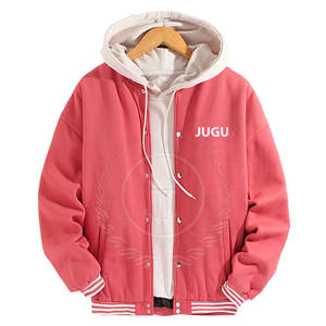 Veste d'hiver en laine doublée de qualité supérieure avec logo personnalisé, col montant, logo sur le devant, respirante et écologique - Product Image 1