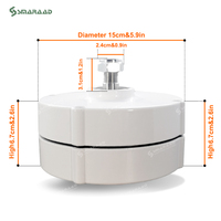 US Store 3 phases sans engrenage aimant permanent 500w 12v 24v alternateur pour générateur d'alternateur de Turbine à eau éolienne