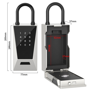 Boîte <span class=keywords><strong>à</strong></span> clés intelligente portable avec 5 modes de déverrouillage, connexion Wi-Fi directe, entrée sans <span class=keywords><strong>clé</strong></span>, coffre-fort - Product Image 3