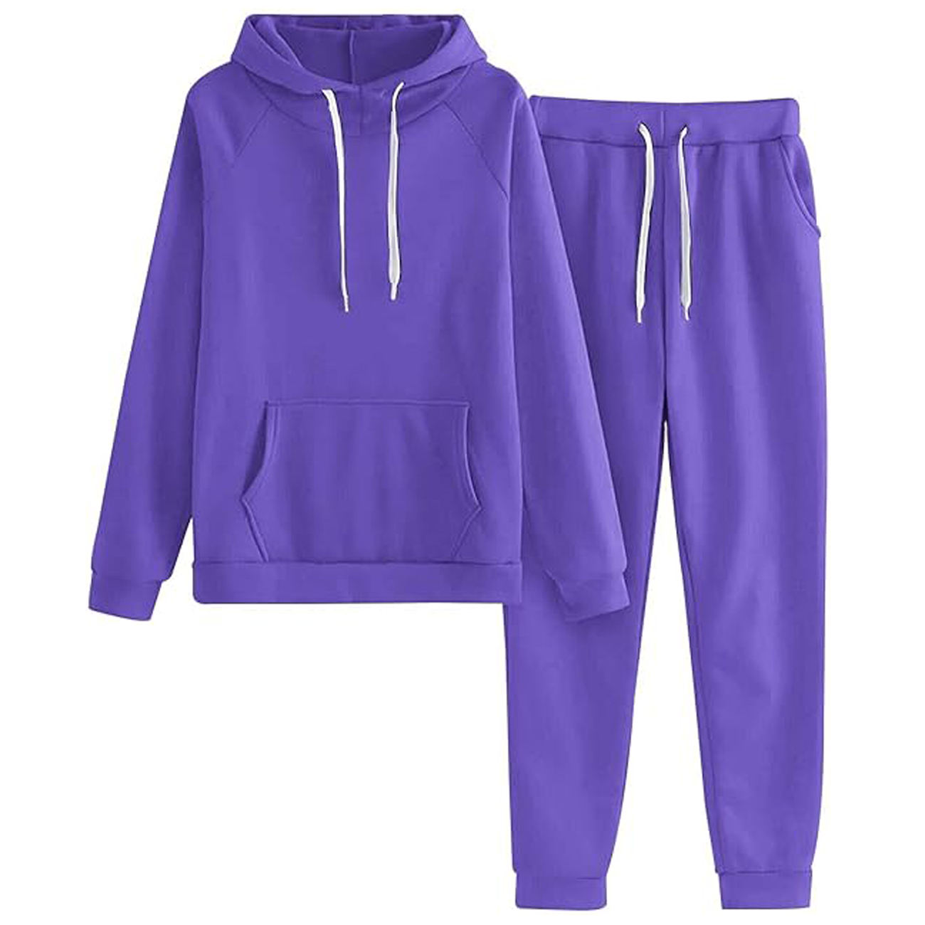 Purple Tracksuit Womens Stylish 2-Piece Set 2025