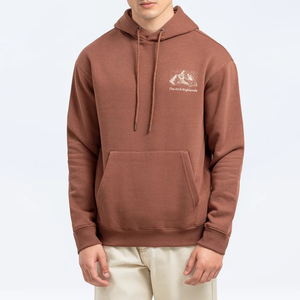 Sudadera con Capucha de Felpa Gruesa y Duradera para Hombre, 100% Algodón, Ecológica, Transpirable, con Estampado Digital, para Actividades al Aire Libre en Invierno, Personalizable - Product Image 1