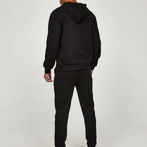 Pantalones de chándal de lana de algodón informales de invierno para hombre personalizados conjunto de Sudadera con capucha chándal transpirable de ajuste regular unisex - Product Image 6