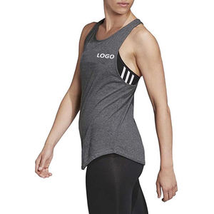 Camiseta sin mangas para mujer de alta calidad sin costuras Halter Sport Gym Workout Crop Top Tallas grandes prendas de vestir para mujer Singlet New Style - Product Image 5