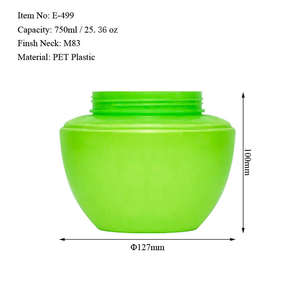 Envase de Plástico PET de 750 ml con Boca Ancha y Tapa de Aluminio para Almacenamiento de Alimentos, Color Personalizable, Marca Unalilia - Product Image 2