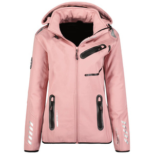 Vêtements d'extérieur d'hiver de luxe à fermeture éclair lourde pour femmes veste Softshell Indemand veste de sport respirante avec logo personnalisé - Product Image 2