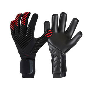 Gants de gardien de but en cuir de haute qualité professionnels avec protection imperméable contre les UV, design respirant, doigts protégés - Product Image 1