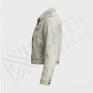 Chaquetas Vaqueras para Mujer al por Mayor, Manga Larga, Ropa Casual, Servicio OEM ODM Personalizado, Prendas de Moda, Color Personalizado - Product Image 3