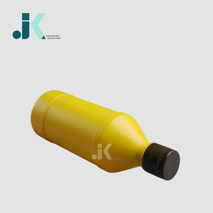 Botella Amarilla de HDPE de 500 ml - Soluciones de Empaque JK, Envase de Líquido Personalizable de Alta Calidad para Soluciones M0316 - Product Image 3